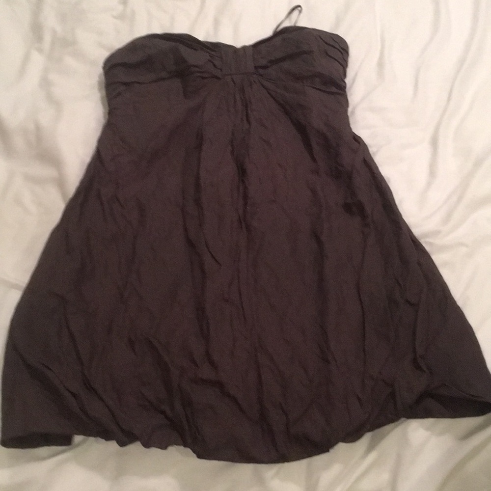 Gray J.Crew strapless mini dress. Size 6